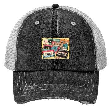 Discover old cassette tapes 90s Trucker Hats