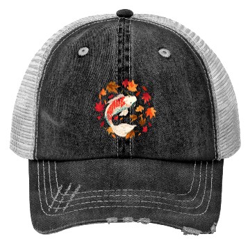 Discover Autumn in the Japanese Garden Trucker Hats