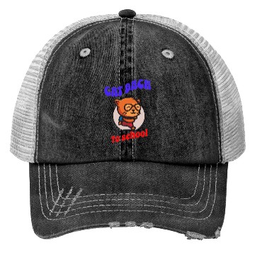 Discover Cat back to school Trucker Hats