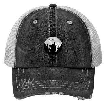 Discover Chinchilla Moon Dust Bunny Trucker Hats