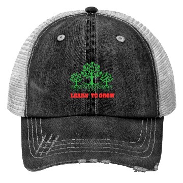 Discover Growth Tree Inspirational Design Trucker Hats
