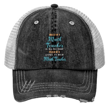 Discover For Math Teacher Trucker Hats