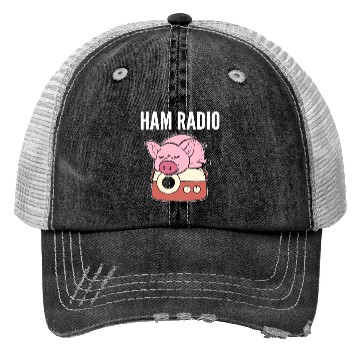 Discover Ham Radio Newscaster Gift Trucker Hats