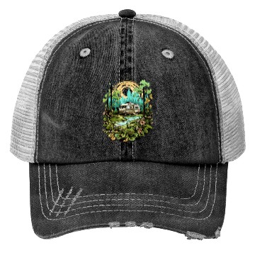 Discover nature, freedom, independent, gift Trucker Hats
