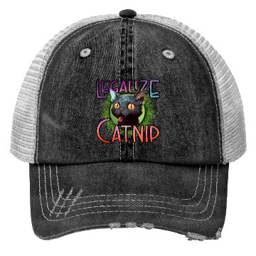 Discover Legalize Catnip Trucker Hats