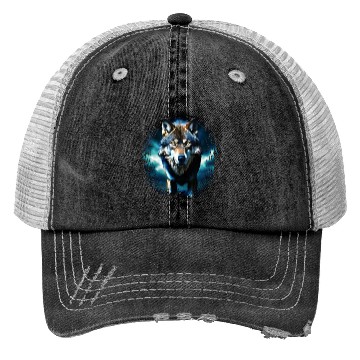Discover The Midnight Wolf Trucker Hats