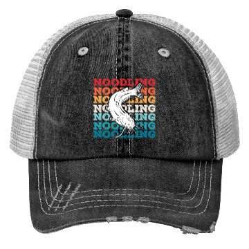 Discover Noodler Catfish Noodling Expert Flathead Fish Trucker Hats
