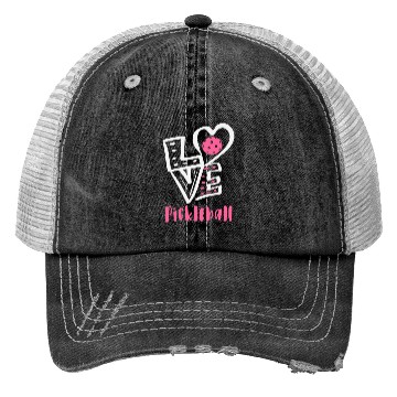 Discover I Love Pickleball Trucker Hats