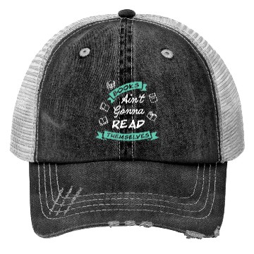 Discover Funny Reading Teacher Bookworm Bookstore Book Trucker Hats