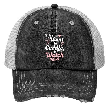 Discover Snuggling Heart Sweet Girlfriend Trucker Hats