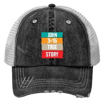 Discover John 3:16 Lve Jesus Christian Christmas Trucker Hats