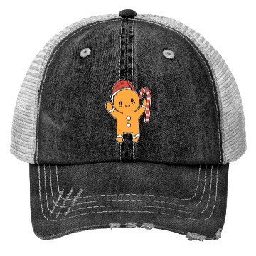 Discover Gingerbread Cookie Baker Gift Trucker Hats
