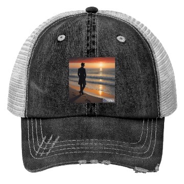 Discover Men at beach Trucker Hats