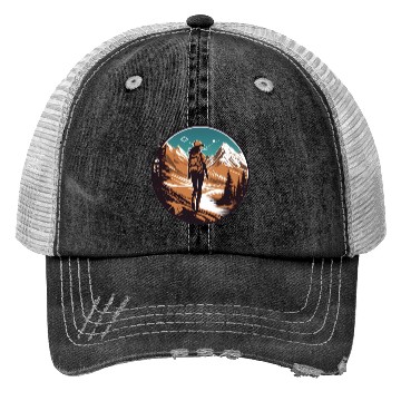 Discover Hiking Lover Girl Trucker Hats