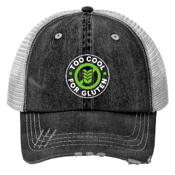 Discover Too Cool For Gluten Trucker Hats