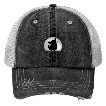 Discover Chinchilla Moon Dust Bunny Trucker Hats