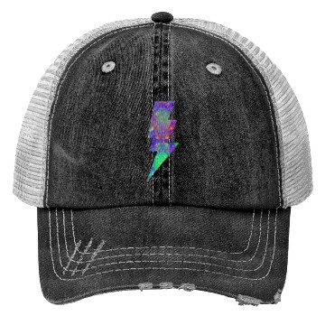 Discover Mandala Lightning Trucker Hats