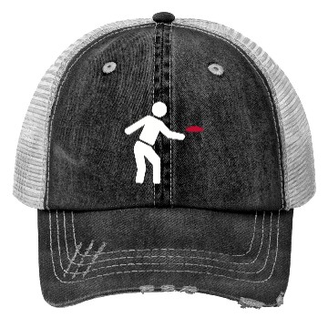 Discover Disc golf icon Trucker Hats