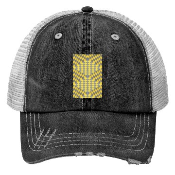 Discover 3D Chess Optical Illusion Trucker Hats