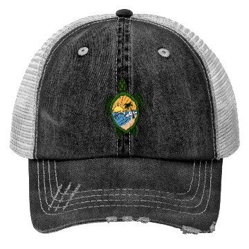 Discover Hawaii Turtle Trucker Hats