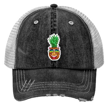 Discover Pineapple Summer Trucker Hats