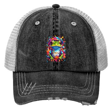 Discover Vibrant Frog Trucker Hats