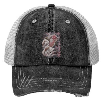 Discover Kitsune Blood Moon Trucker Hats