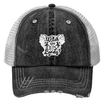 Discover Witch Candy Trucker Hats