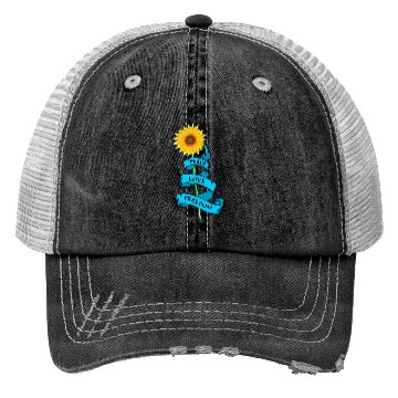 Discover Sunflower Peace love freedom Trucker Hats