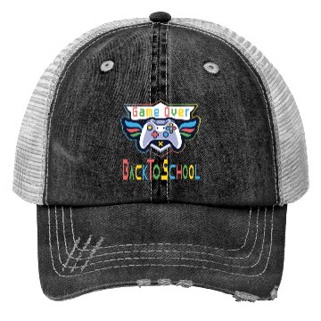 Discover Fun Color Game Over Back To School Trucker Hats