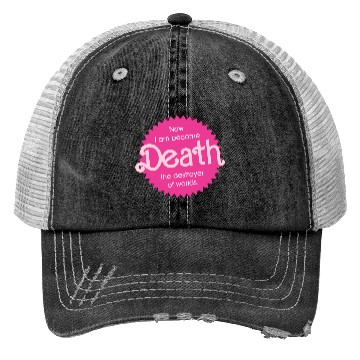 Discover Barbenheimer Now I am become Death Trucker Hats