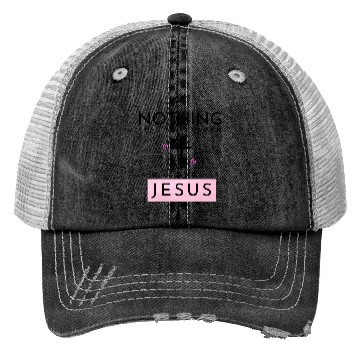 Discover Nothing Stands In Between A Girl & Her Jesus Trucker Hats
