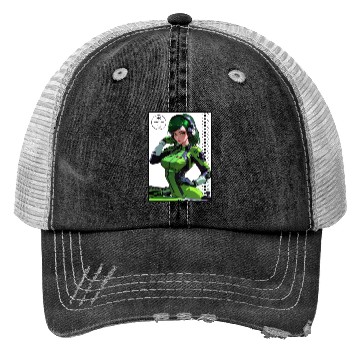 Discover Sexy DJ Pin Up 004 Trucker Hats