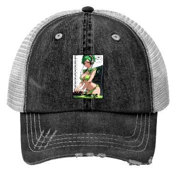 Discover Sexy DJ Pin Up 009 Trucker Hats