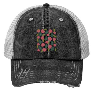 Discover Pink Spring Blossom Trucker Hats