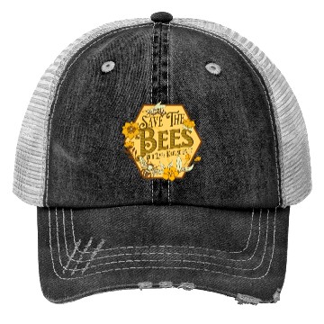 Discover Honey Bee Beekeeping Save The Bees Trucker Hats