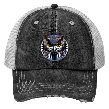 Discover The Owl Trucker Hats