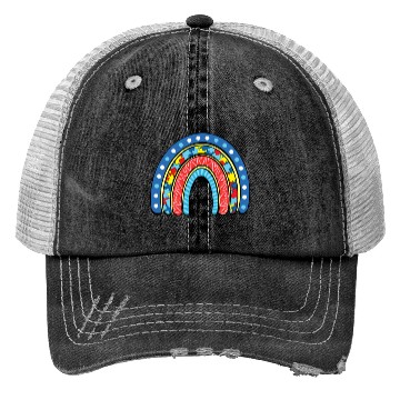 Discover Autism Rainbow Trucker Hats