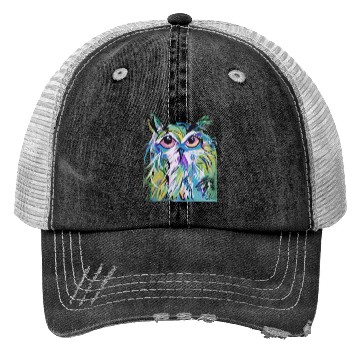 Discover Painted Owl Trucker Hats
