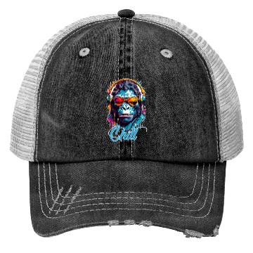 Discover Chill Gorilla Trucker Hats