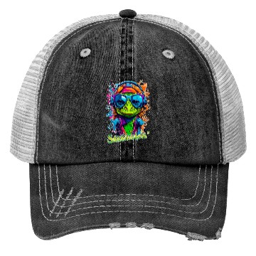 Discover Smokin Lizard Trucker Hats