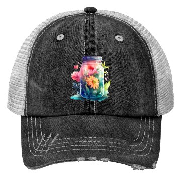 Discover Wild Flowers Trucker Hats Design - Funny gift