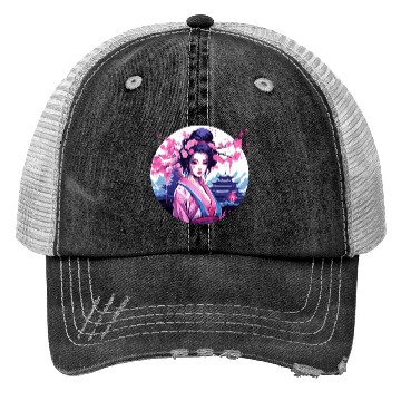 Discover Geisha of Japan Trucker Hats
