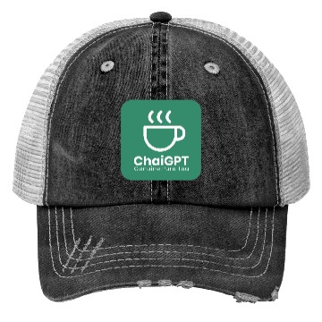 Discover ChaiGPT - Chai Tea - ChatGPT Style (White-Green) Trucker Hats