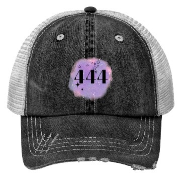 Discover Angel Number 444 Numerology Purple Trucker Hats
