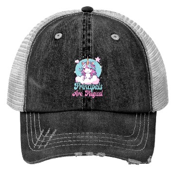 Discover School Administrator Principal Admin Squad Trucker Hats