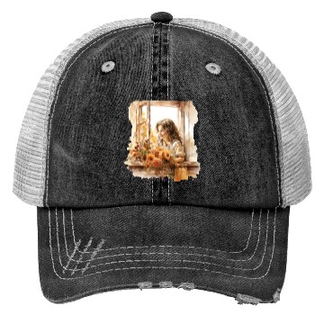 Discover Wild Flowers Trucker Hats Design - Funny gift