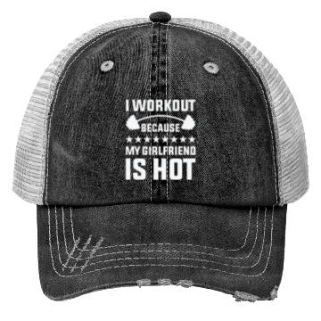 Discover Funny gym and workout meme Trucker Hats