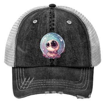 Discover Little Owl Creature Trapped In Bubble Trucker Hats