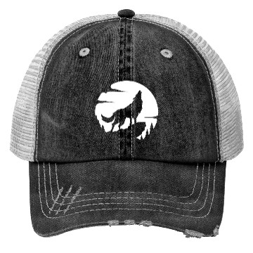Discover Wolf Howl Wilderness Wildlife Trucker Hats